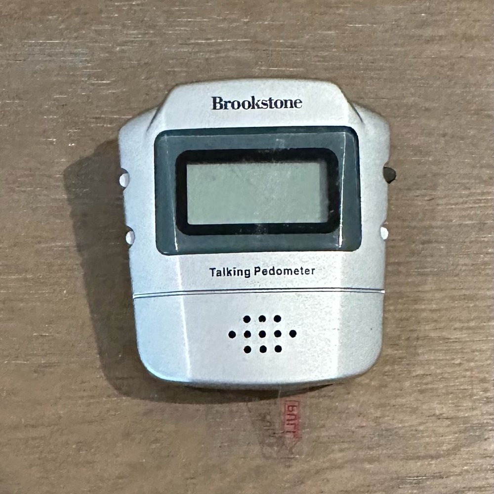 Brookstine Talking Pedometer